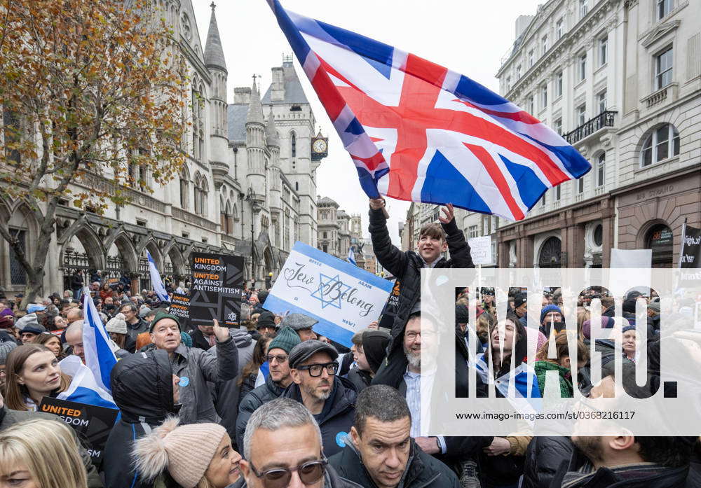 26 11 2023 London United Kingdom Antisemitism March In London Y   M 