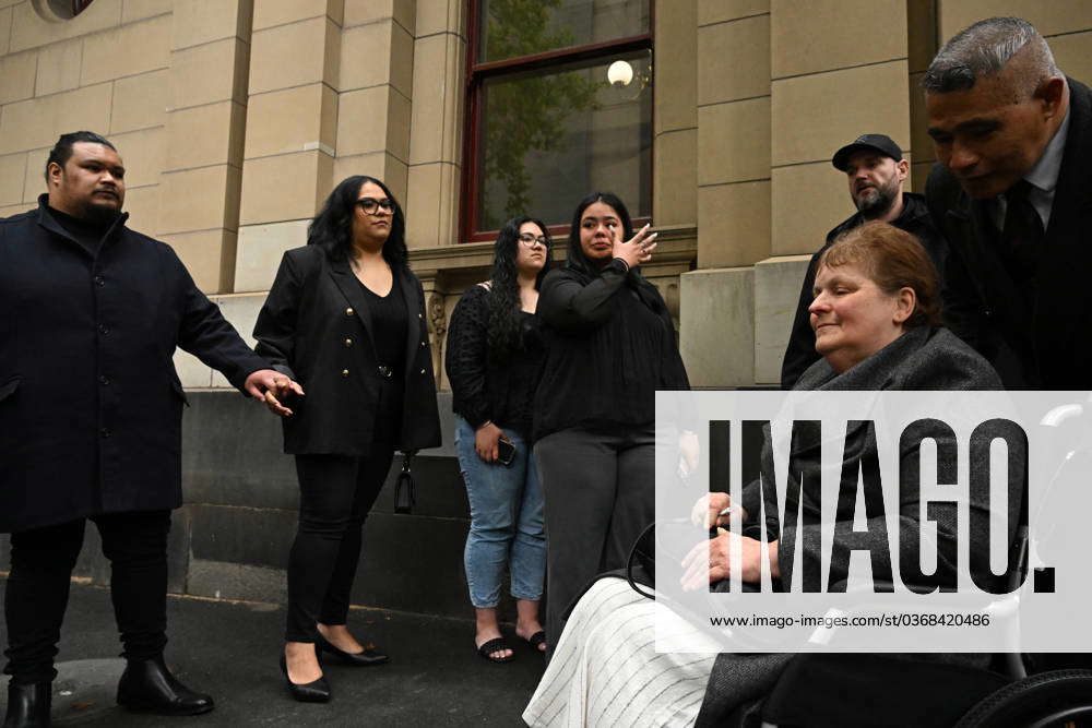 ABDULLAH EL NASHER COURT, Sharon Togiai (2nd left), sister of Benjamin ...