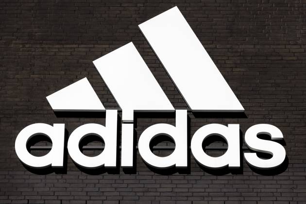 Logo of the label Adidas Berlin 12 10 2023 Berlin Germany