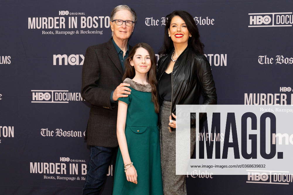 BOSTON, MA - NOVEMBER 28: John W. Henry, Sienna Henry, and Linda ...