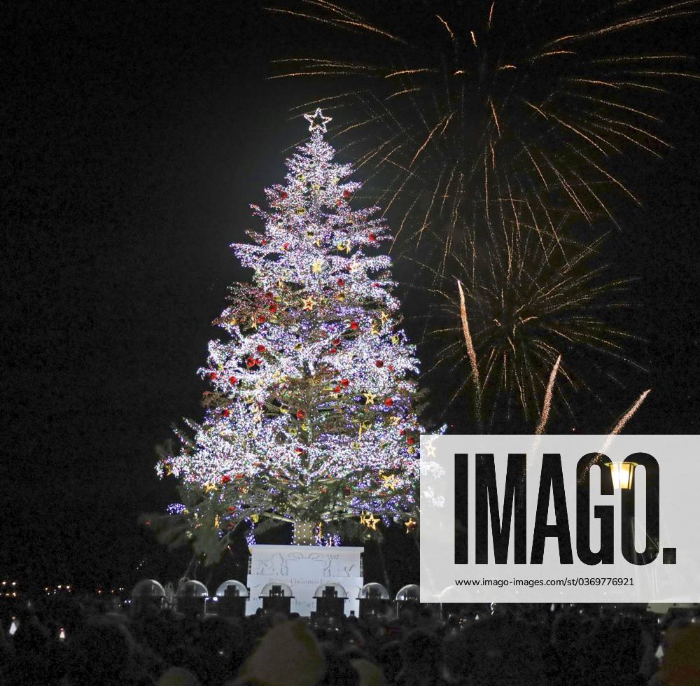 Giant Xmas tree in northern Japan A 20metertall Christmas tree is