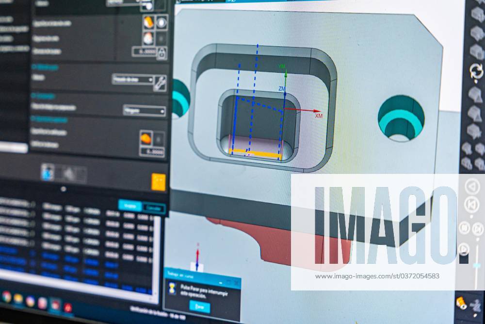 Computer monitor with a Simulation one Metal