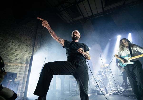 IDLES TANGK performing a secret gig at The Village Underground, London ...