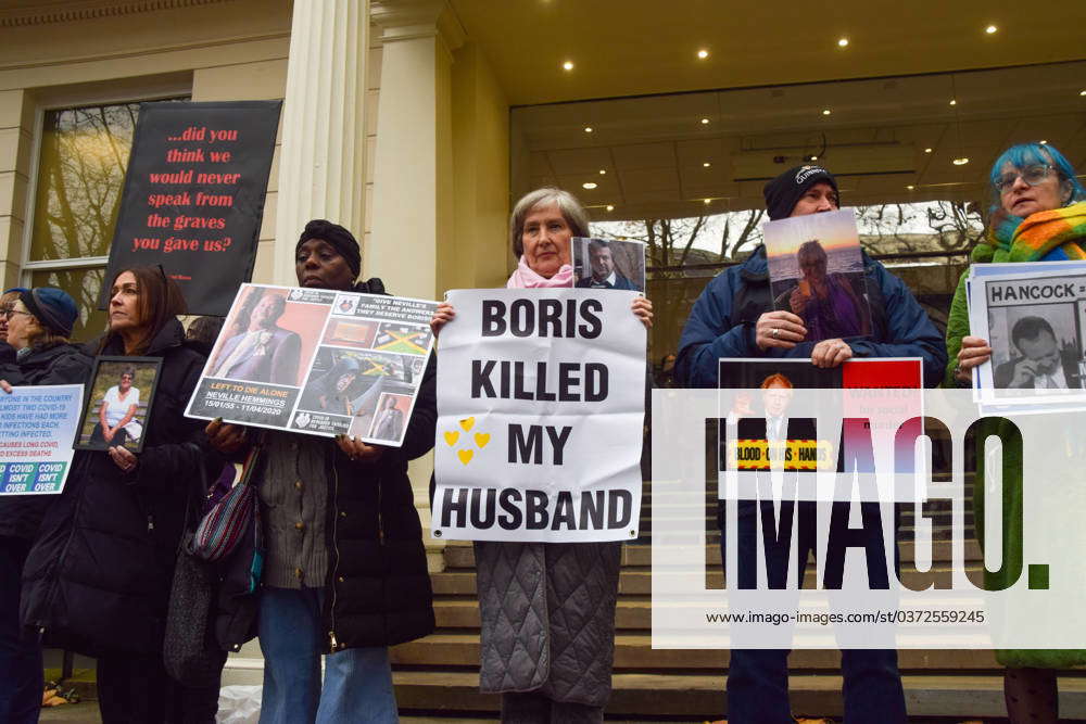 December 7 2023 London United Kingdom Protesters Hold Anti Boris