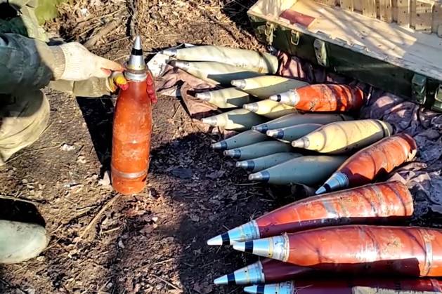 : 122-mm leaflet shells to be fired at Ukrainian positions on the ...