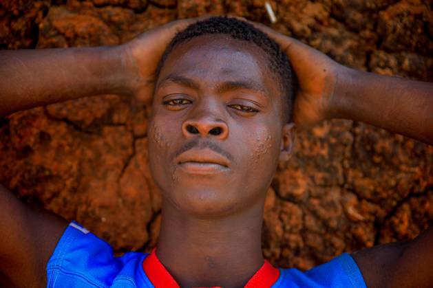 December 18, 2023, NAIROBI, KENYA: A young man is posed for a the ...