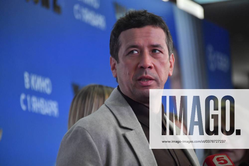 Moscow. Actor Andrei Merzlikin at the premiere of the film Slave 2