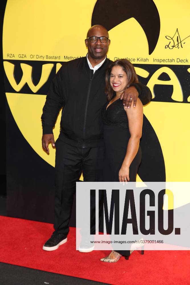 Jamaal Bowman, wife Melissa Oppenheimer at arrivals, A WU-TANG ...