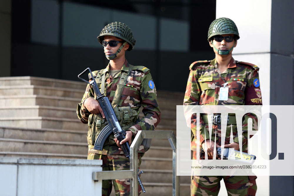 Armed Forces Deployed Ahead Of General Election - Dhaka A member of ...