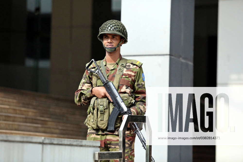 Armed Forces Deployed Ahead Of General Election - Dhaka A member of ...