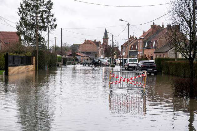 MERVILLE - INONDATION - CRUE - NORD PHOTOPQR VOIX DU NORD PASCAL ...