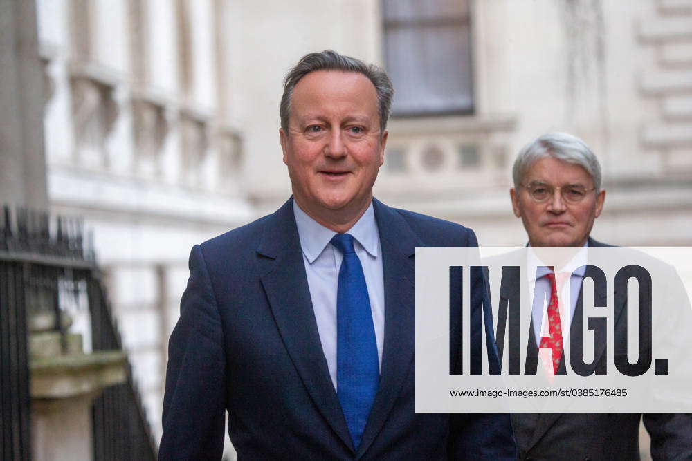 London, England, United Kingdom: Foreign Secretary DAVID CAMERON ...