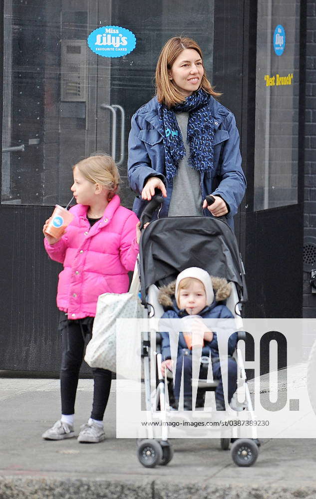 Cosima Mars Sofia Coppola out and about with her children Romy Mars and Cosima Mars ...