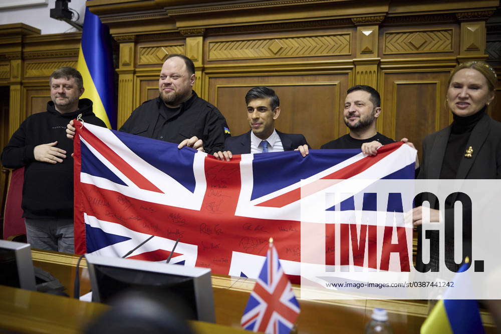 January 12, 2024, Kiev, Ukraine: British Prime Minister Rishi Sunak ...