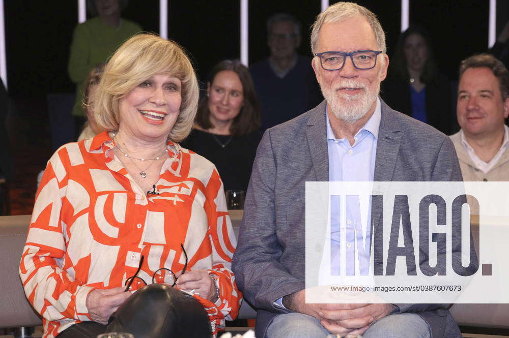 Mary Roos and Wolfgang Trepper at the recording of the NDR Talk Show in ...