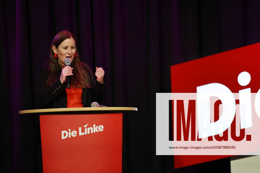 Janine Wissler LINKE annual kick-off 2024, on 13 01 2024 in Berlin ...