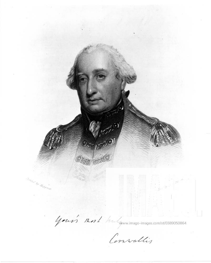 General Charles Lord Cornwallis Cornwallis was the commanding general ...