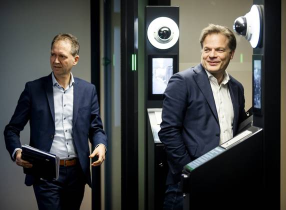 THE HAGUE - Eddy van Hijum (NSC) and Pieter Omtzigt (NSC) arrive to ...