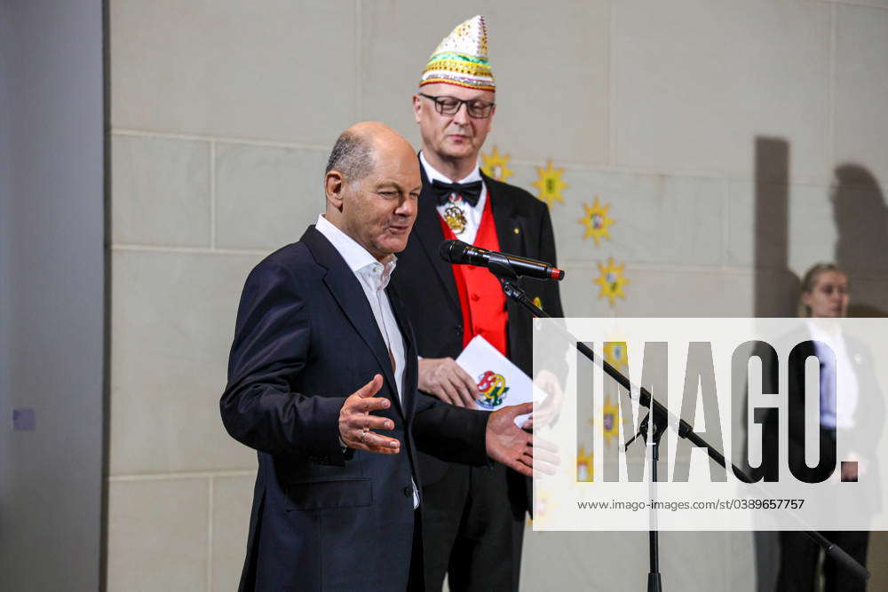 Olaf Scholz SPD , Federal Chancellor welcomes the President of the Bund ...