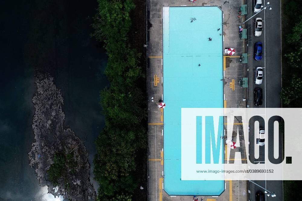 Syndication The Record, Aerial view of Lou Costello Pool in Paterson
