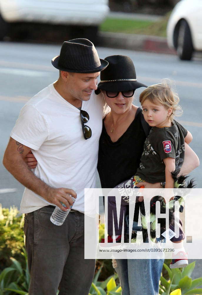 Selma Blair and Ahmet Zappa seen leaving Mr. Bones Pumpkin Patch with ...