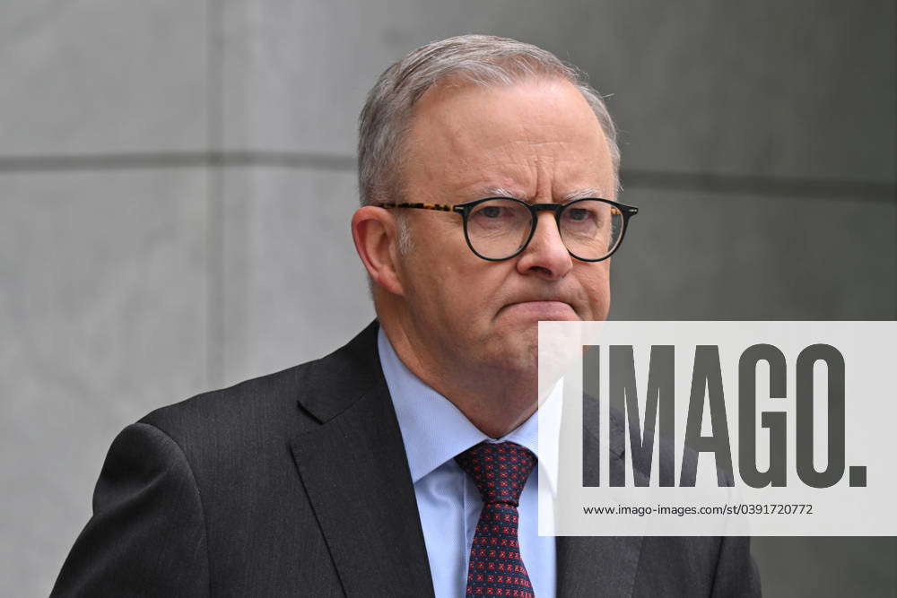 ANTHONY ALBANESE ABC PRESSER, Prime Minister Anthony Albanese at a ...