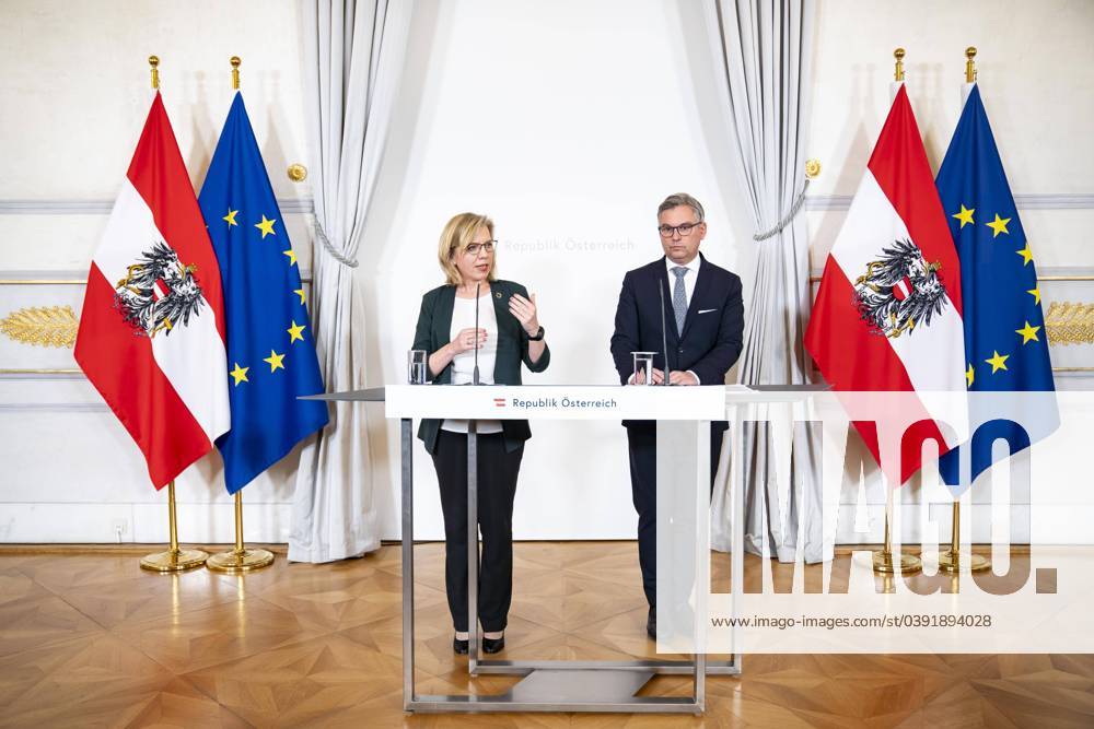 Vienna, Austria 24 January 2024 Press foyer on extension of electricity