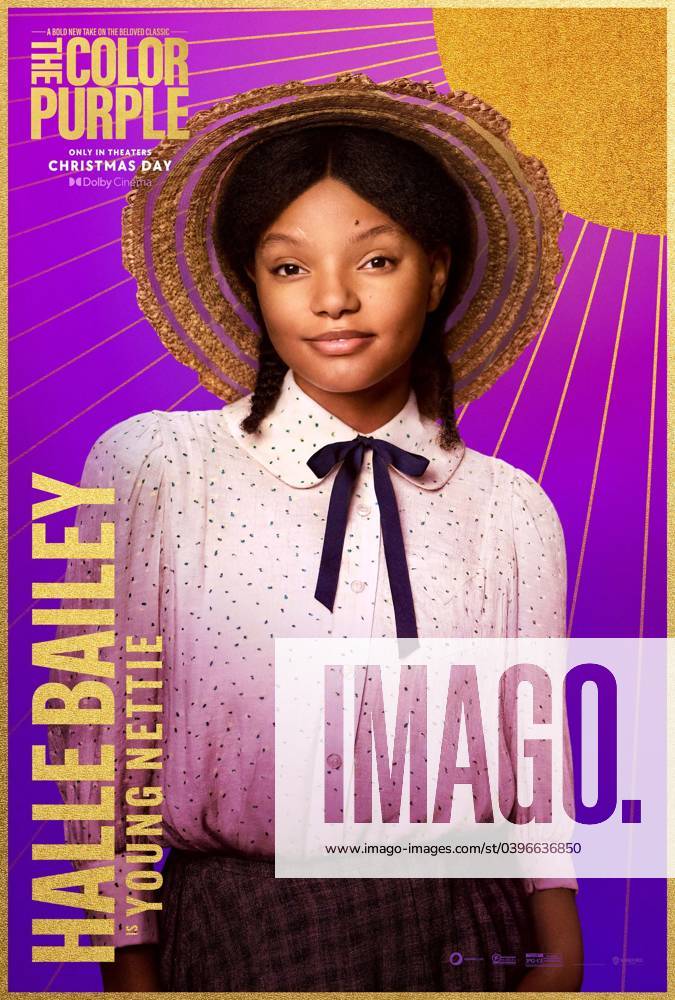 THE COLOR PURPLE, US character poster, Halle Bailey, 2023. Warner Bros ...