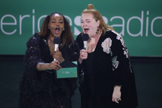 STOCKHOLM, SWEDEN 20240126 Assia Dahir and LinnÃ a Wikblad present the ...