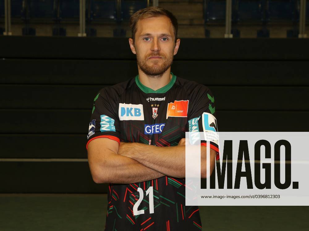 Handballspieler Albin Lagergren SC Magdeburg HBL Liqui Moly Handball ...