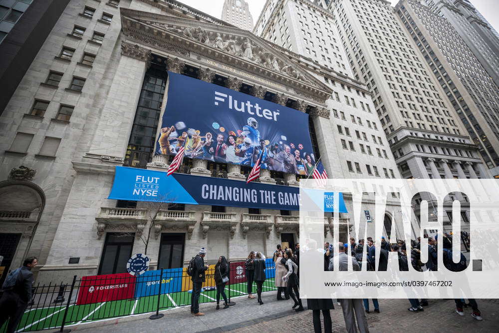 Flutter Entertainment Lists On The NYSE The Facade Of The New York ...