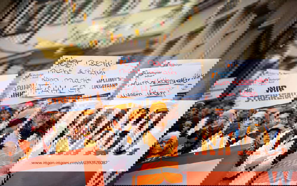 Tuebingen, warning strike of the doctors union Marburger Bund, 30 01 2024 GER, demonstration