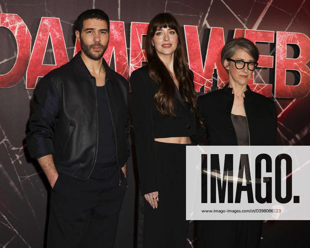 Madame Web Photocall in London, UK 31 Jan 2024 Tahar Rahim, Dakota