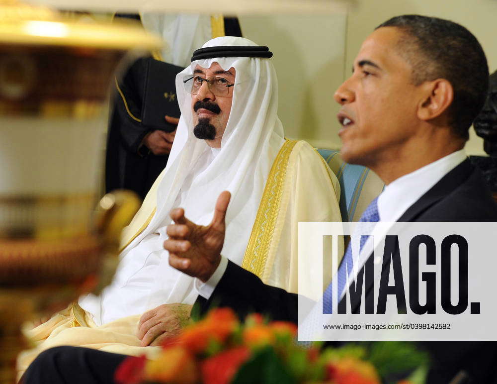 Obama meets with Saudi King Abdullah in Washington United States ...