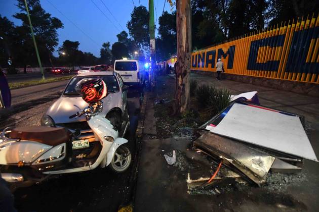 CIUDAD DE MÉXICO, Accident Accidente-Vehicular.- La manana de este 27 ...