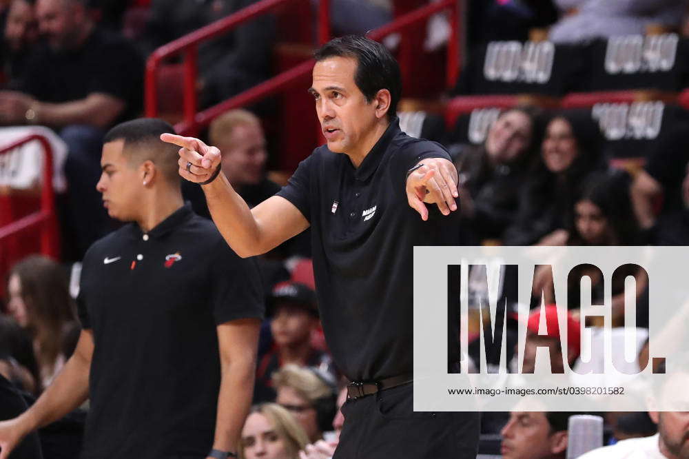 SPORTS-BKN-KINGS-HEAT-FL Miami Heat head coach Erik Spoelstra. (John ...