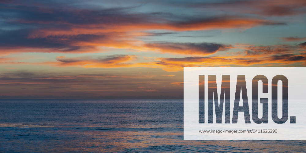USA, Florida, Boca Raton, Sunset sky above sea USA, Florida, Boca Raton