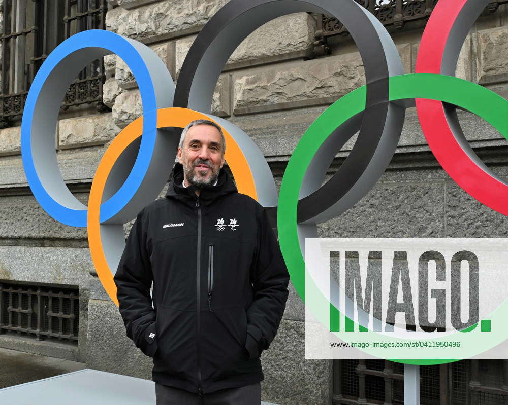 Milan,Italy MILAN CORTINA 2026 THE OLYMPIC AND PARALYMPIC SYMBOLS ...