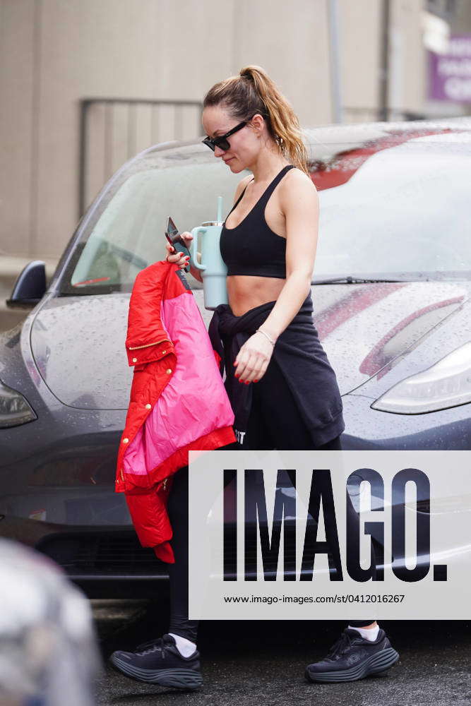 Olivia Wilde Leaving Workout Class Featuring: Olivia Wilde Where