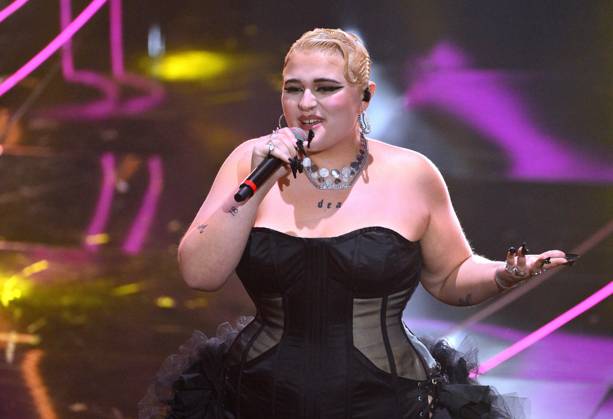 February 8, 2024, Sanremo, ITALY: Italian singer BigMama performs on ...