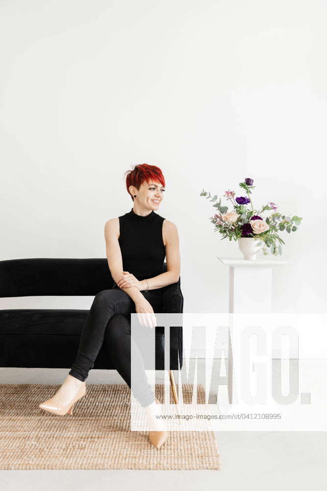 Florist Branding Portrait in Clean Minimal Studio Edmonton, Alberta, Canada