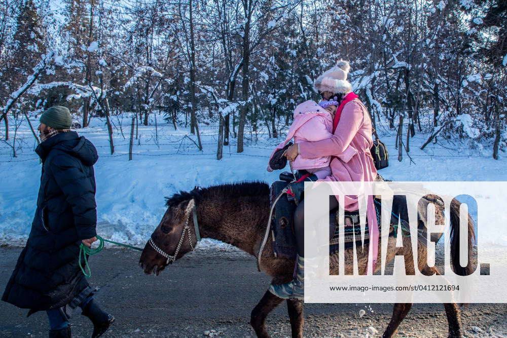 Cold weather after heavy snowfall in Kashmir, India 07 Feb 2024 An