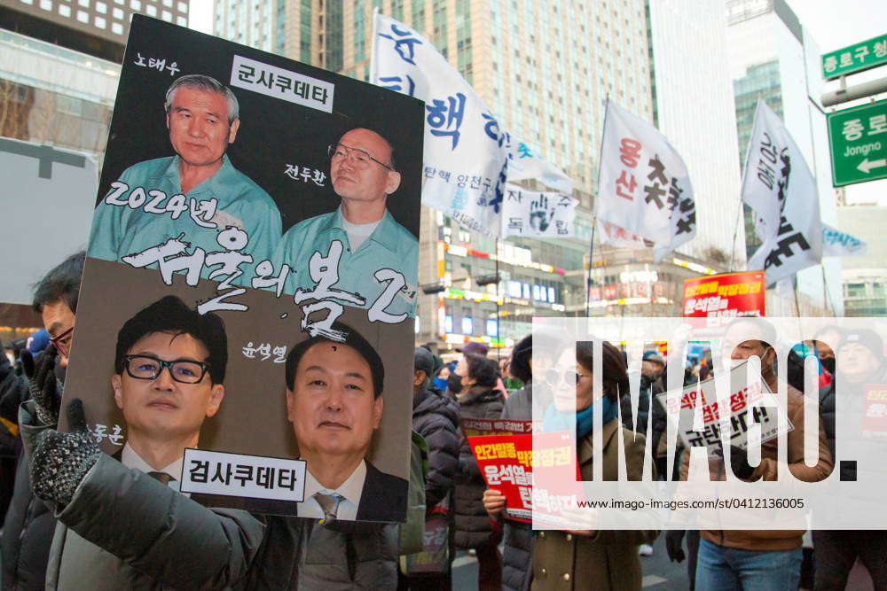 Protest Demanding The Impeachment Of President Yoon Suk-Yeol, Jan 27 ...