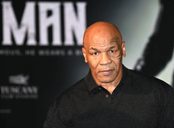 Turin,Italy Mike Tyson actor Bunny Man photocall Turin,Italy Mike Tyson ...