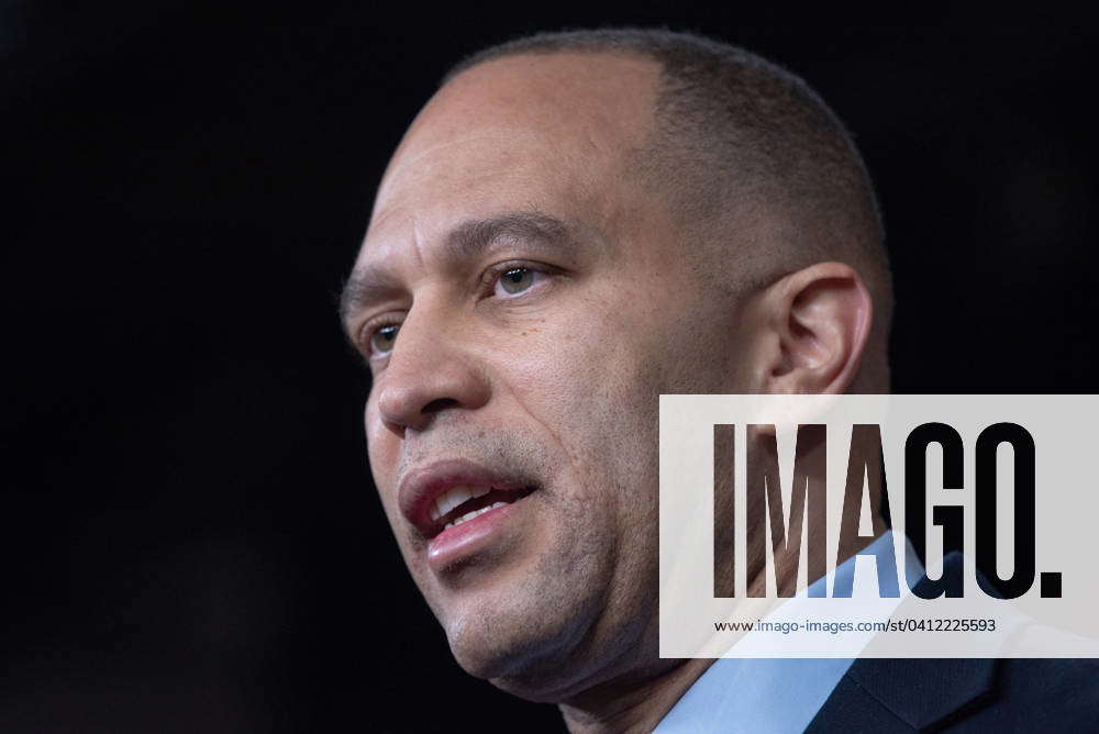 United States House Minority Leader Hakeem Jeffries (Democrat of New ...