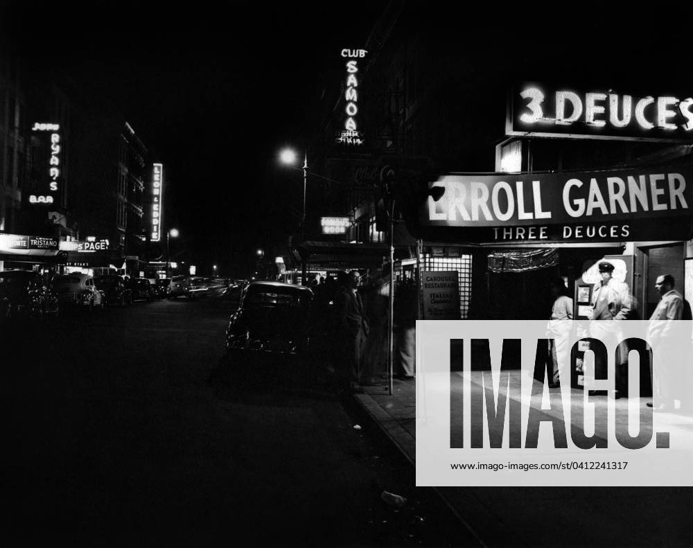 Three Deuces Jazz Club, 52nd Street, New York (b w photo) 1701122 Three ...