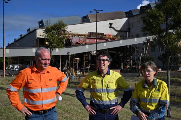 BHP RIO TINTO BLUESCOPE PORT KEMBLA, BHP WAIO Asset President, Tim Day ...