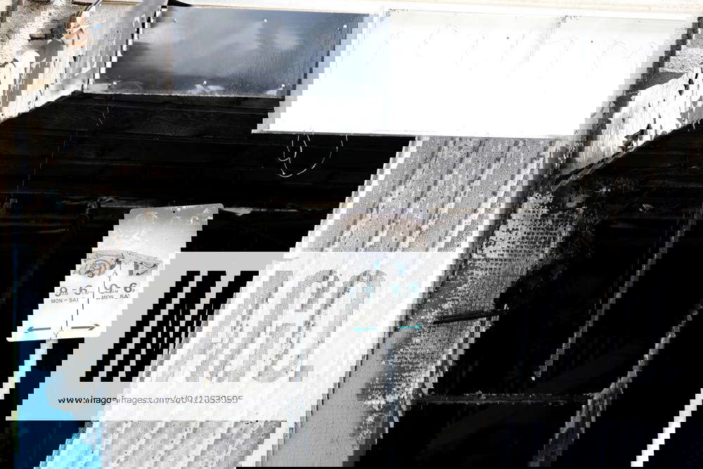 TOBACCO STORE FIRE MELBOURNE, A burnt parking sign at the scene of