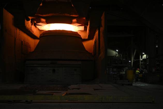 BHP RIO TINTO BLUESCOPE PORT KEMBLA, Molten Steel Is Made In The BOS ...