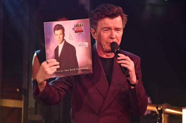 Rick Astley performs live on stage with his band at Pryzm. Featuring ...